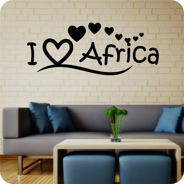 Wandtattoos | Wandtattoo I Love Africa