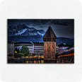 Leinwand-Bilder | Leinwandbild Kapellbrücke Luzern
